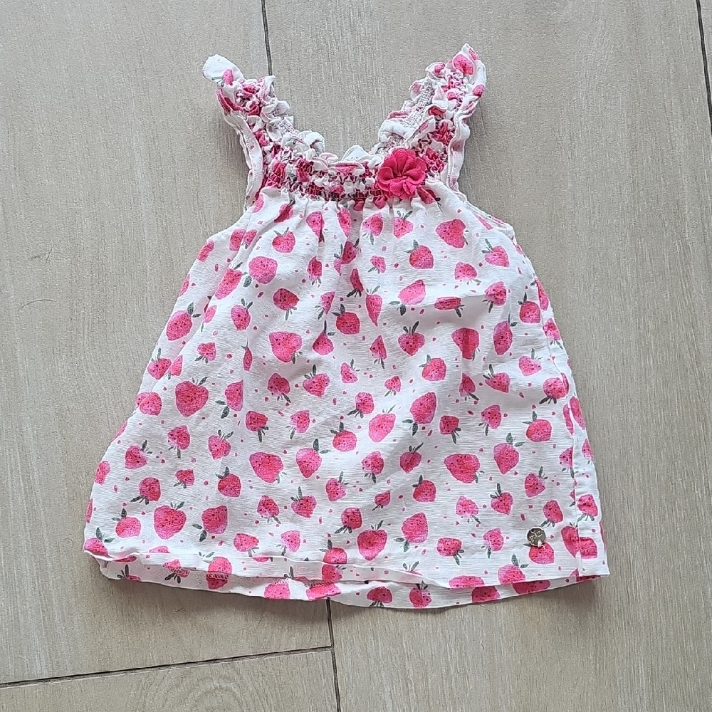 Pink Strawberry Kids Blouse